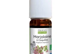 Flacon de 10 ml d’huile essentielle de marjolaine à coquilles bio, 100 % pure et naturelle