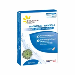 Complément alimentaire Magnésium et Rhodiola en gélules – soutien du bien-être et de la vitalité