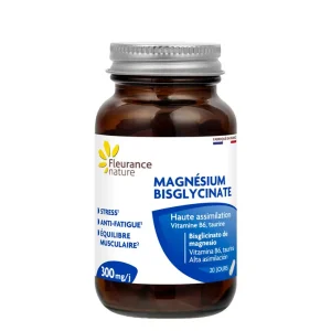 Magnésium Bisglycinate Nutrilands complément alimentaire haute absorption pour la fatigue, le stress et le bien-être musculaire.